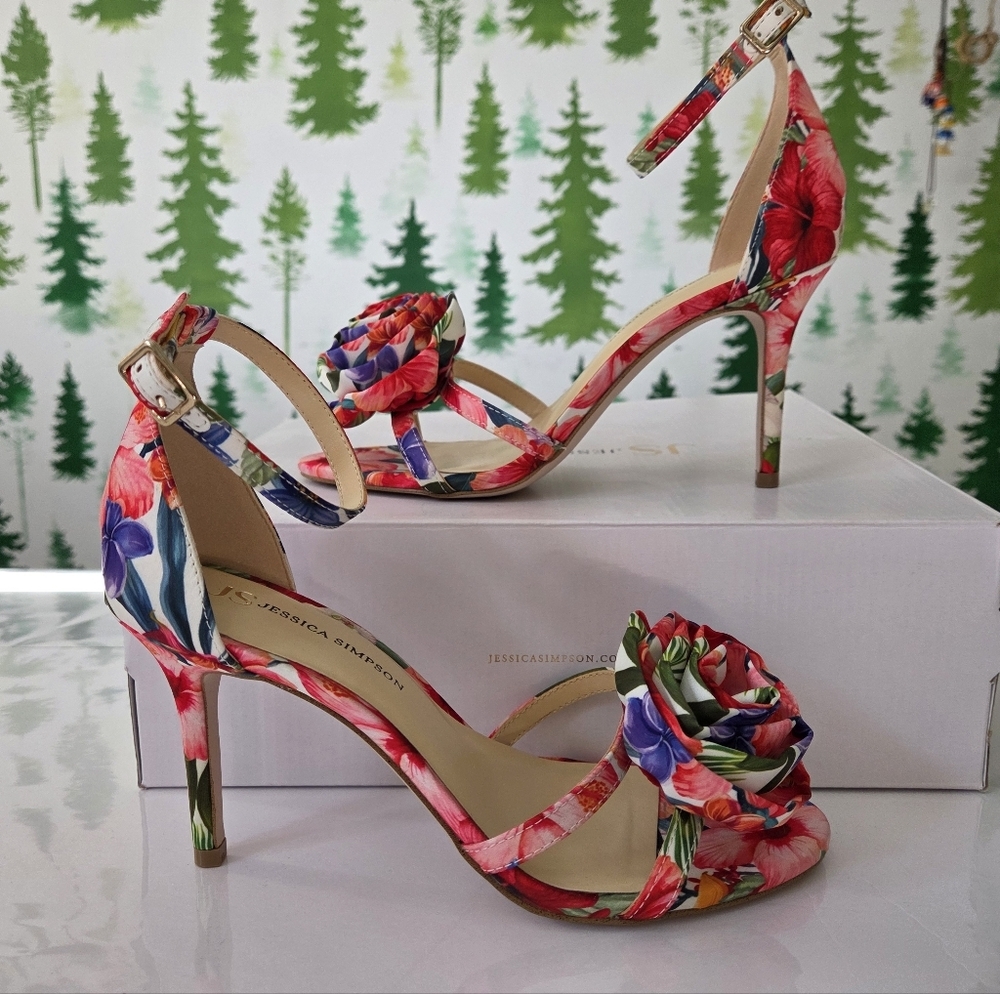 Jessica Simpson Floral Women's Heels - Multicolor